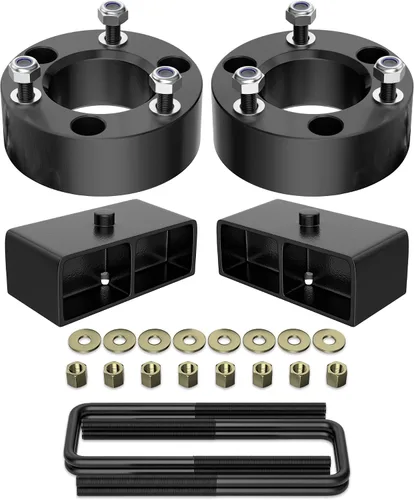 Vista 12 de FLYCLE Kit de elevación de nivelación de 2 pulgadas para Silverado 1500 Sierra 1500 2007-2026, Kit de espaciadores de puntal delantero de 2 pulgadas