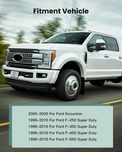 Vista 4 de SCITOO Espejo lateral de repuesto para Ford F-250 F-350 F-450 F-550 Super Duty 2000-2005 para Ford Excursion, espejo lateral inferior izquierdo