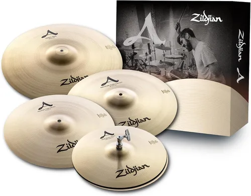 Vista 8 de Avedis Zildjian Company Set de la Serie A - Hats de 14", Crash de 16", Med Ride de 20", Crash de 18
