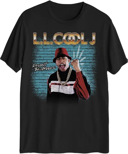 Vista 2 de Rock the Bells L.L. Cool J Respect The Classics - Camiseta de manga corta para hombre y mujer