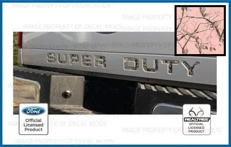 Vista 38 de 2008-2016 Insertos de letras para portón trasero (calcomanías delgadas) de reemplazo para Ford F250 F350 F450 Super Duty (2008-2016) Bandera
