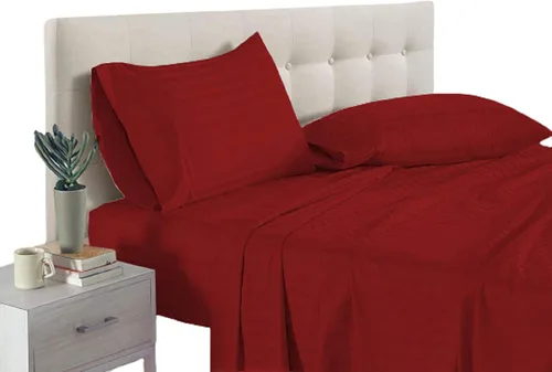 Vista 9 de KRISHNA Juego de sábanas divididas tamaño Queen de 5 piezas para camas ajustables, 100% algodón egipcio, ropa de cama de lujo de calidad de hotel