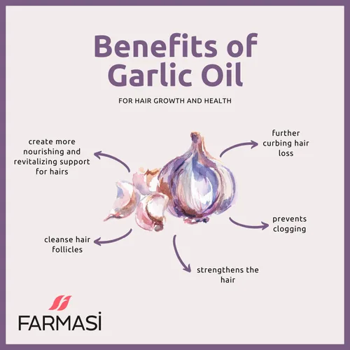 Vista 3 de FARMASI Dr. C. Aceite de ajo vitalizante de atún, aceite para el crecimiento del cabello para un cabello más grueso, más largo y más saludable