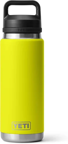 Vista 10 de YETI Rambler - Botella de 26 oz, aislada al vacío, de acero inoxidable con tapa Chug, color negro