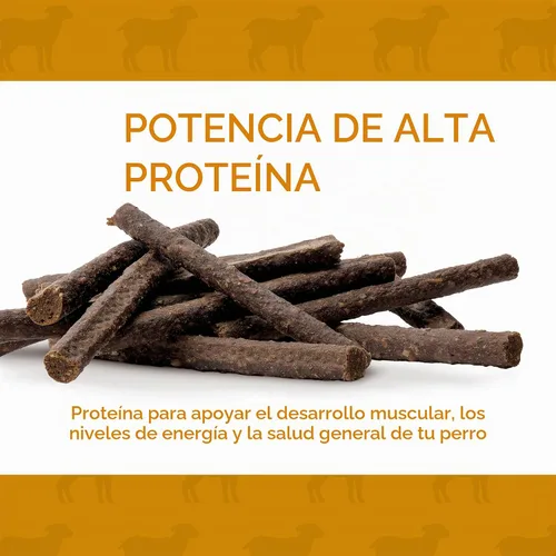 Vista 3 de Dog's Delights - Palitos de cordero masticables, 2.8 lbs, golosinas para perros