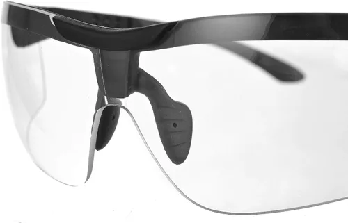 Vista 5 de Anteojos de seguridad antivaho transparentes para hombres y mujeres, ANSI Z87.1, protección ocular para disparos deportivos, lentes resistentes a