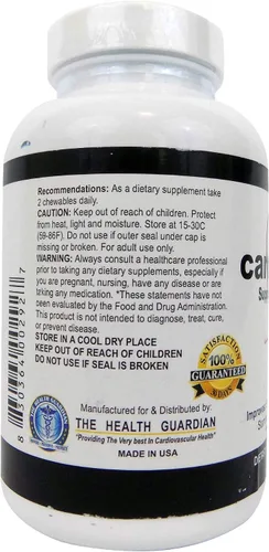 Vista 3 de Health Guardian CardioForLife 60 tabletas masticables - Berry