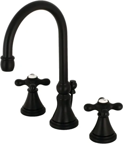 Vista 11 de Kingston Brass KS2987AX Grifo de baño extendido de 8 pulgadas, latón cepillado