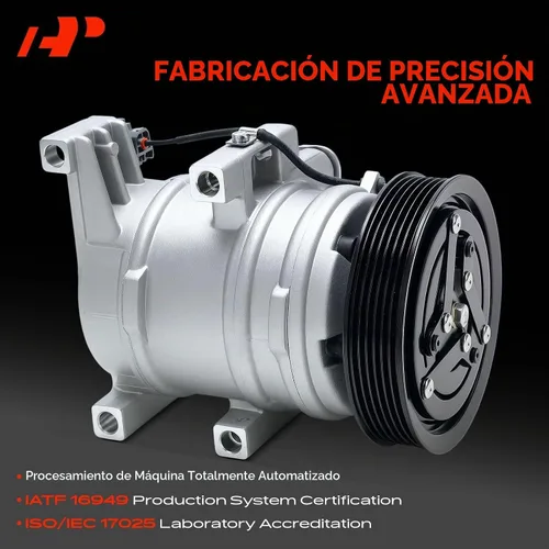 Vista 3 de Compresor de aire acondicionado A-Premium con embrague