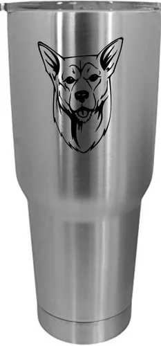 Vista 215 de Cairn Terrier - Vaso grabado con temática de perro, 30 onzas