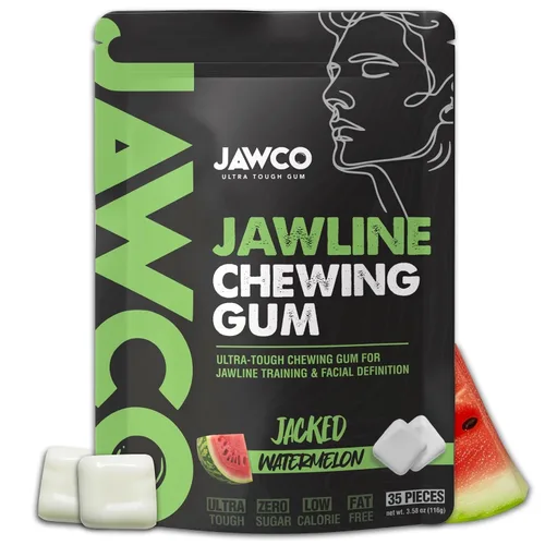 Vista 23 de JAWCKO Chicle Ultra-Resistente para Mandíbula Obtén una Mandíbula Más Fuerte y Cuadrada Chicle Duro de Entrenamiento para Mandíbula Fuerza 15X