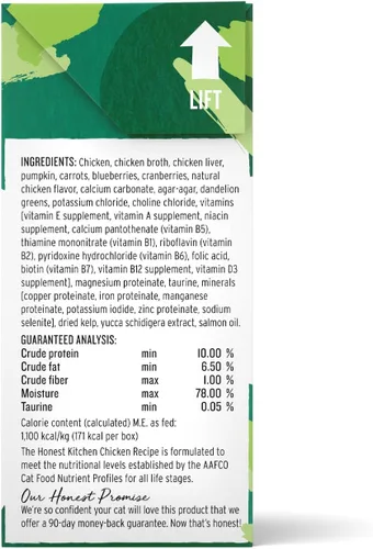 Vista 2 de The Honest Kitchen Human Grade Câté - Alimento húmedo de paté de pollo sin granos, 5.5 onzas (paquete de 12)