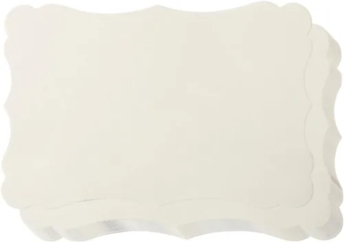 Vista 14 de Paquete de 50 tarjetas de kraft en blanco de cartulina gruesa marrón, tarjetas de felicitación para manualidades, tarjetas de regalo, menús, baby