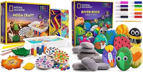 Vista 9 de NATIONAL GEOGRAPHIC Kit de artes, manualidades y química para niños