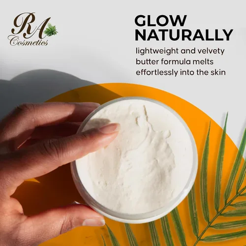 Vista 7 de RA COSMETICS Manteca de karité batida, pepino-melón, 6 onzas, manteca de karité africana 100% pura y natural para hombres y mujeres, hidratante