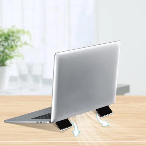 Vista 7 de STOBOK 2 unids Soporte de enfriamiento Soporte Elevador Led Tablet Limpiador De Tablet Soporte de Refrigeración Soporte de Mesa Notebook Riser