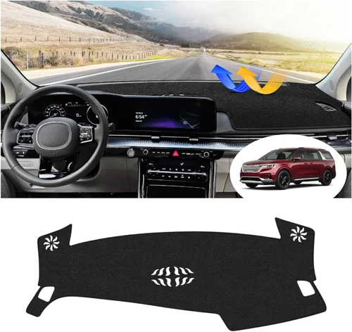 Vista 85 de FIILINES Cubierta para tablero Compatible con Mazda 3 2010-2013 Accesorios Tapete para tablero para Mazda 3 Accesorios Tapete para salpicadero