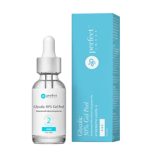 Vista 9 de Gel Peel glicólico, mejorado con retinol y extracto de té verde (10% de fuerza)