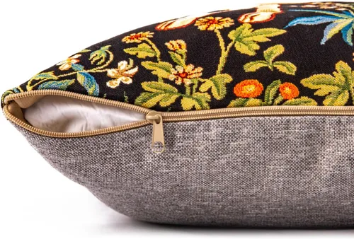 Vista 4 de STP GOODS Almohada de tapiz, almohada decorativa, decoración bohemia perfecta para sofá, sala de estar, dormitorio, cojín de sofá de 18 x 18