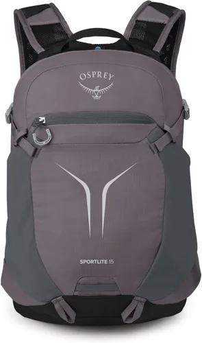 Vista 6 de Osprey Sportlite - Mochila ligera de senderismo (15 litros), color morado Púrpura grafito