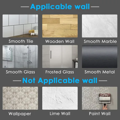 Vista 6 de Linkidea Soporte de esquina para cepillos de dientes para baño, estante triangular de acero inoxidable para paredes de azulejos, organizador
