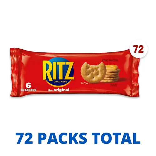 Vista 3 de RITZ Galletas originales, 72 paquetes de aperitivos (4 cajas)