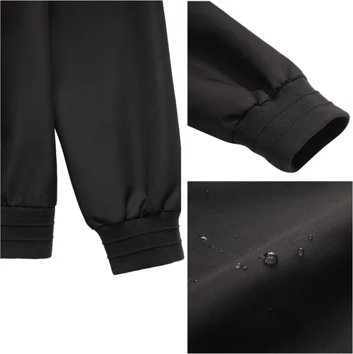 Vista 6 de Rokka&Rolla Chaqueta bomber de transición casual para hombre Negro