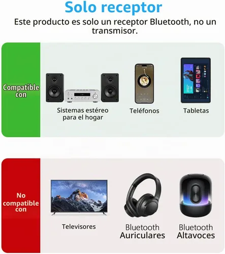 Vista 6 de [Actualizado] 1Mii B06Pro Receptor Bluetooth de largo alcance, adaptador de audio inalámbrico HiFi, receptor Bluetooth 5.3 con envolvente 3D aptX HD