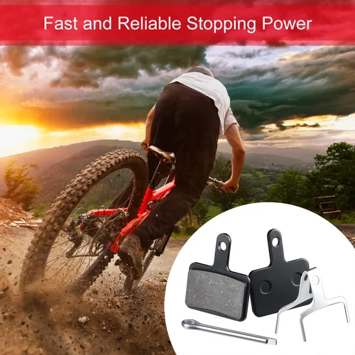Vista 7 de Zonon 4 pares de pastillas de freno para bicicleta compatibles con TRP Tektro Shimano Deore Br-M575 M525 M515 T615 T675 M505 M495 M486 M485 M475