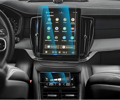 Vista 63 de Protector de pantalla para Chevrolet Trailblazer 2024 2025 2026 – (2 piezas) vidrio templado 9H HD – Chevy Trailblazer (LS, LT, Activ, RS) pantalla