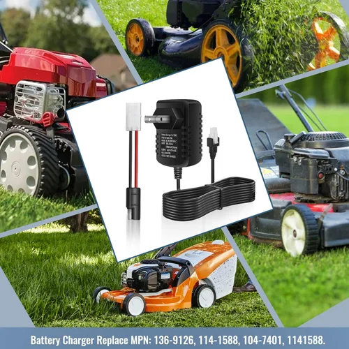 Vista 8 de Cargador de batería 136-9126 de Huthbrother, compatible con cargador de batería Toro de 22 pulgadas, reemplaza 114-1588, 104-7401, compatible