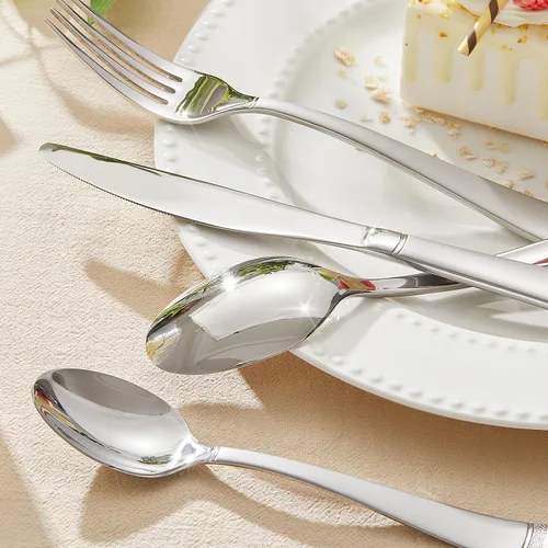 Vista 8 de Juego de cubiertos KINGSTONE, juego de 65 piezas para 12, juego de cubiertos de acero inoxidable 18/10 con borde perlado, utensilios para cocina