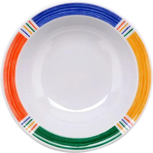 Vista 4 de GET Mezcla de cuencos de postre de melamina multicolor de 5 oz
