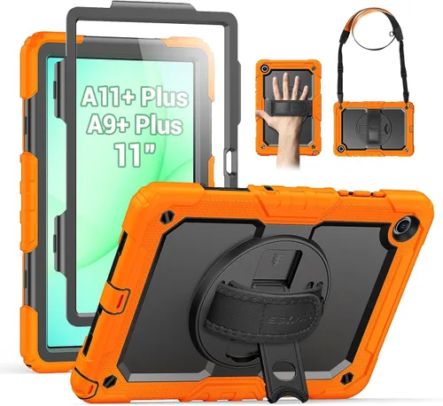Vista 24 de SEYMAC - Funda protectora resistente a prueba de golpes para Samsung Galaxy Tab S6 Lite de 10.4 pulgadas 2024/2022/2020 (SM-P620/P610/P615), Negro
