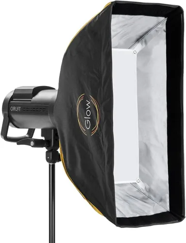 Vista 3 de Glow EZ Lock 10x24 Quick Strip Softbox con montaje Bowens