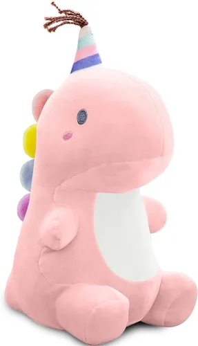 Vista 4 de Juguetes de peluche de dinosaurio de 10 pulgadas, lindo juguete de peluche de dinosaurios suaves, regalos para niños, niñas y adultos, regalos