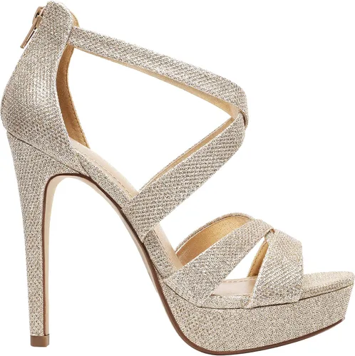 Vista 2 de DREAM PAIRS Sandalias de tacón alto con plataforma para mujer
