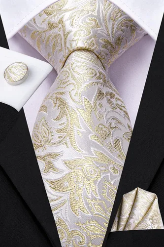 Vista 20 de Dubulle Corbata tejida de cachemira para hombre y gemelos de pañuelo para hombre, conjunto de gemelos para boda formal y negocios
