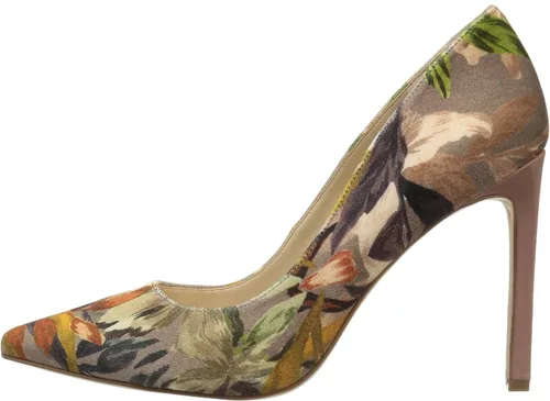 Vista 8 de Nine West Zapatos de tacón de tela Tatiana para mujer, terciopelo floral de ángel, 7, angel floral, terciopelo