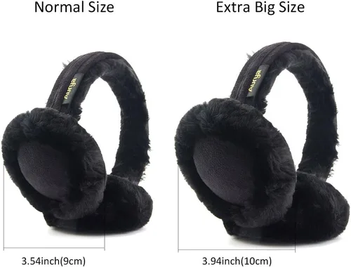 Vista 3 de Aurya Orejeras clásicas unisex para invierno y exteriores para mujer