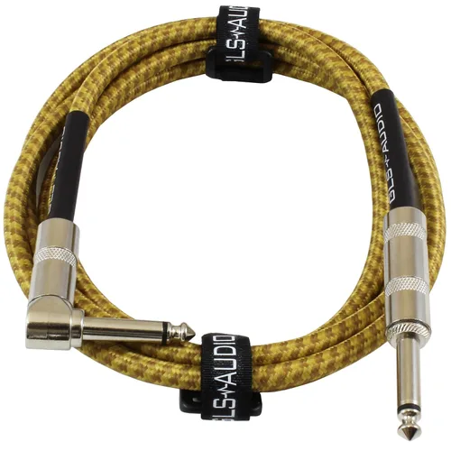 Vista 15 de GLS Audio Cable de instrumento – Cable de amplificador para bajo y guitarra eléctrica – Cable recto a recto para instrumentos de 1/4 de pulgada
