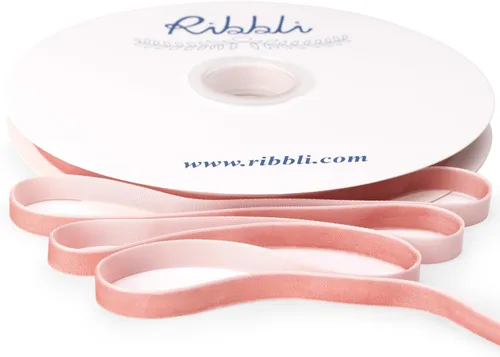 Vista 48 de Ribbli - Cinta de terciopelo negro de 1 pulgada, carrete continuo de 25 yardas, cinta de Navidad negra para envoltorios de regalos, manualidades