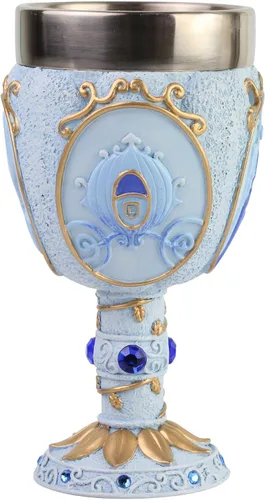 Vista 4 de Enesco Disney Showcase Cenicienta Castle - Copa decorativa de cáliz, 7.09 pulgadas, multicolor