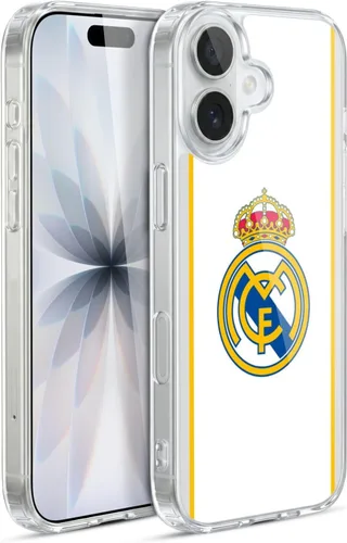 Vista 37 de Head Case Designs Funda de gel con licencia oficial del Real Madrid CF azul [protección de grado militar] compatible con Apple iPhone 7 Plus/iPhone