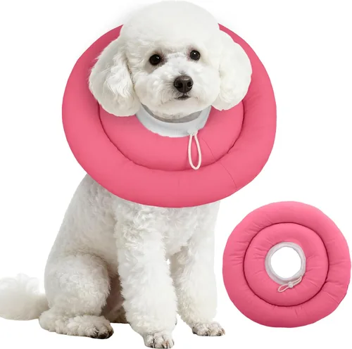 Vista 11 de IDOMIK - Collar de recuperación para perros, cono suave impermeable para perros después de la cirugía Comfy Protective Elizabethan Collar