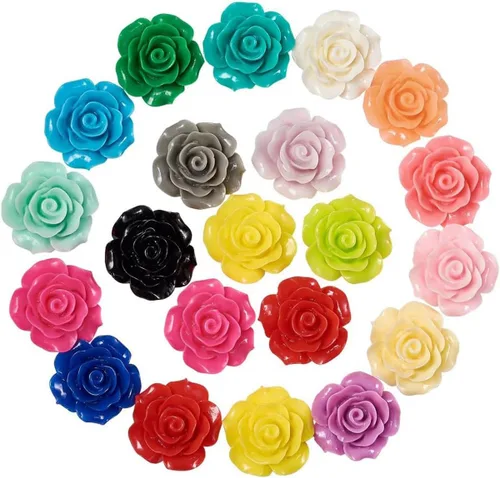 Vista 10 de HAAMIIQII Cuentas espaciadoras de piedra libre de jade rojo de 0.394 a 0.630 pulgadas, cuentas sueltas para la fabricación de joyas, pulseras