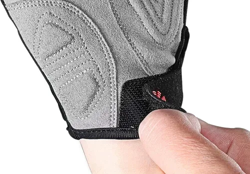 Vista 7 de CATEYE - Guantes de ciclismo clásicos reflectantes de dedo corto