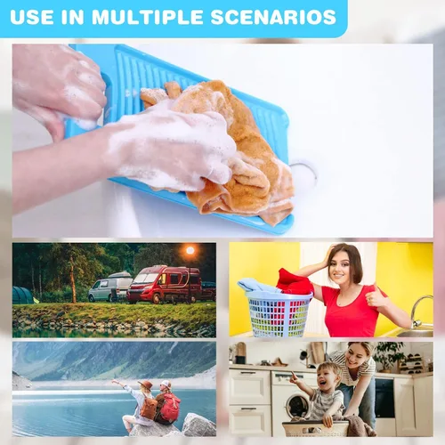 Vista 4 de MZD Tabla pequeña de plástico, para lavado de playeras de niños