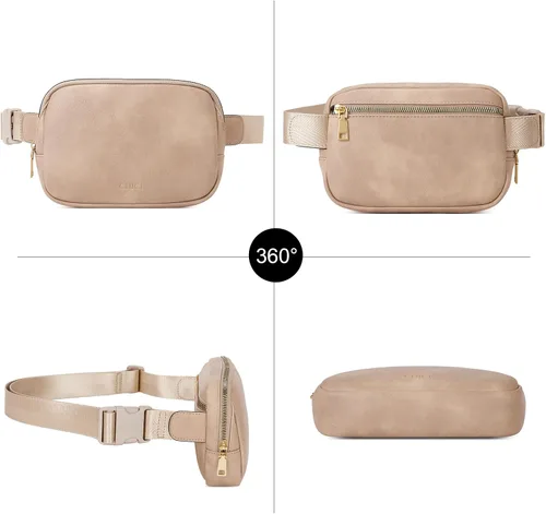 Vista 6 de CLUCI Bolso cruzado para mujer, a la moda, multiposición, para mujer, con cuerpo cruzado, de piel sintética, bolso pequeño con cinturón cruzado
