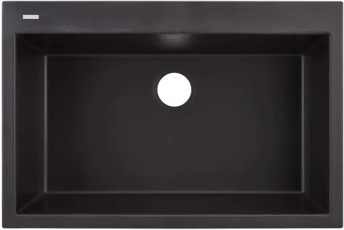 Vista 7 de Signature Hardware 433427 Algren 33" Drop In Single Basin Granito Composite Kitchen Sink